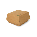 Artikelbild 1 für PAPSTAR Burger-Boxen braun 12,5 x 12,5 cm, 80 St., Artikelnummer 466381