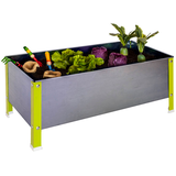 Artikelbild 1 für Simonrack Hochbeet SIMONGARDEN URBAN KID Metall silber, grün rechteckig 90,0 x 41,0 cm, 1 St., Artikelnummer 786341