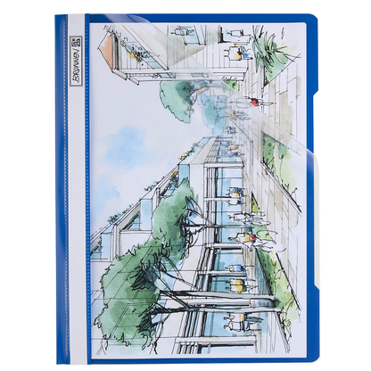 Artikelbild 3 für BRUNNEN Schnellhefter Kunststoff dunkelblau DIN A4 überbreit, 1 St., Artikelnummer 924550