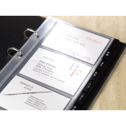 Artikelbild 2 für SIGEL Visitenkartenhüllen transparent, für bis zu 8 Visitenkarten, 10 St., Artikelnummer 878926