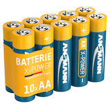 Artikelbild 1 für ANSMANN Batterien X-POWER Alkali-Mangan Mignon AA 1,5 V, 10 St., Artikelnummer 647547