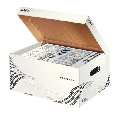Artikelbild 3 für LEITZ Archivcontainer easyboxx weiß 35,5 x 25,2 x 19,3 cm, 15 Pack, Artikelnummer 668004