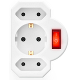 Artikelbild 1 für hama Mehrfachstecker mit Schalter , 1 St., Artikelnummer 840337