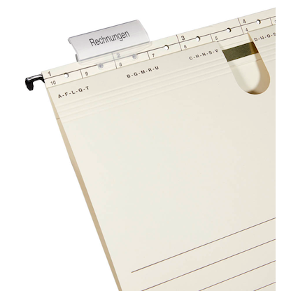 Artikelbild 5 für Hängehefter Karton chamois DIN A4 1x kaufmännische Heftung, 50 St., Artikelnummer 182378