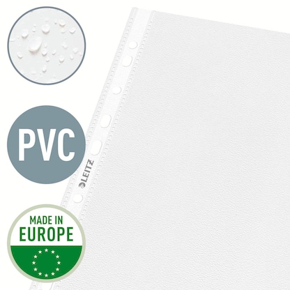 Artikelbild 10 für LEITZ Prospekthüllen 4790 DIN A4 transparent genarbt 0,085 mm, 100 St., Artikelnummer 578609