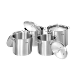 Artikelbild 1 für Bartscher Topf-Set T4 silber 4-tlg., 1 St., Artikelnummer 425068