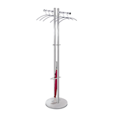 Artikelbild 1 für Kerkmann Kleiderständer Master 30606714 silber Metall 6 Haken 39,0 x 167,0 cm, Artikelnummer 857896