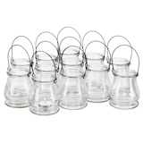 Artikelbild 1 für relaxdays Windlichter transparent, 12 St., Artikelnummer 471884