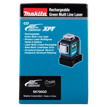 Artikelbild 20 für makita SK700GD Akku-Multilinienlaser 12,0 V, ohne Akku, Artikelnummer 307829