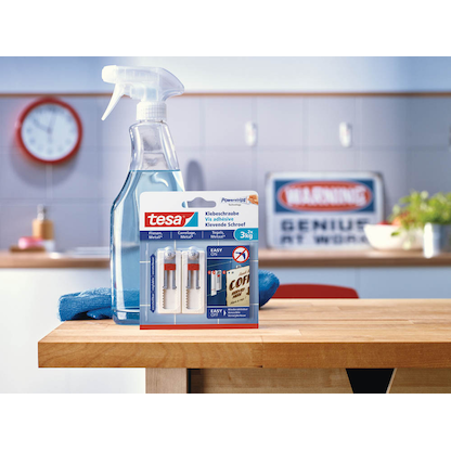 Artikelbild 11 für tesa Klebeschraube für max. 3,0 kg, 2,4 x 6,4 cm, 2 St., Artikelnummer 399004