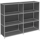 Artikelbild 1 für viasit Aktenregal System4 anthrazit 152,9 x 40,4 x 118,2 cm, 1 St., Artikelnummer 275703