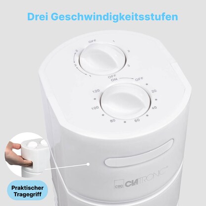 Artikelbild 8 für CLATRONIC TVL 3770 Turmventilator 35 W, Artikelnummer 226948
