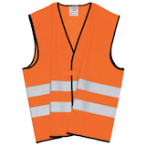 Artikelbild 1 für unisex Warnweste neonorange Einheitsgröße, Artikelnummer 316612