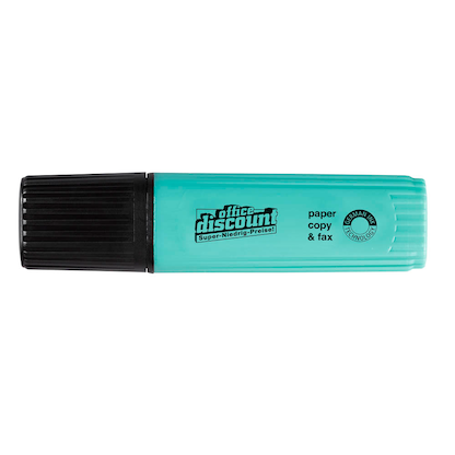 Artikelbild 3 für office discount Textmarker türkis, 1 St., Artikelnummer 670737
