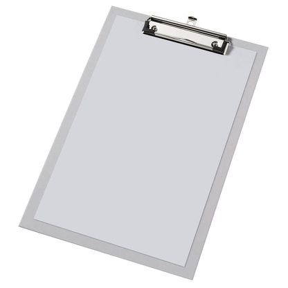 Artikelbild für VELOFLEX Klemmbrett Grey Elegance 4814781 DIN A4 grau Karton, 1 St., Artikelnummer 959793