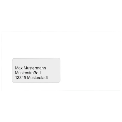 Artikelbild 4 für dots Briefumschläge DIN lang mit Fenster weiß selbstklebend 250 St., Artikelnummer 118083