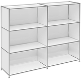 Artikelbild 1 für viasit Aktenregal System4 weiß 152,9 x 40,4 x 118,2 cm, 1 St., Artikelnummer 275624