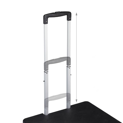 Artikelbild 8 für relaxdays Einkaufstrolley Kunststoff schwarz 45,0 x 38,0 x 99,0 cm, Artikelnummer 361851