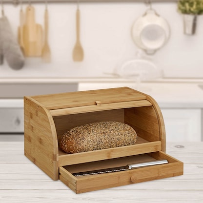 Artikelbild 9 für relaxdays Brotkasten braun, 1 St., Artikelnummer 360949
