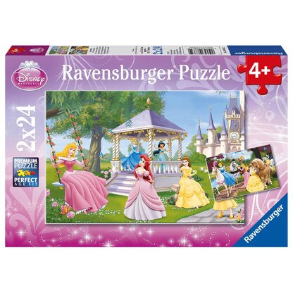 Artikelbild 2 für Ravensburger Disney Princess Zauberhafte Prinzessinnen Puzzle, 2 x 24 Teile, Artikelnummer 872397