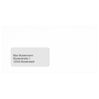 Artikelbild 5 für dots Briefumschläge DIN lang mit Fenster weiß haftklebend 250 St., Artikelnummer 118091