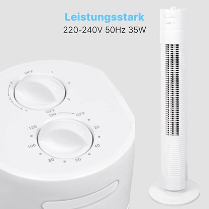 Artikelbild 11 für CLATRONIC TVL 3770 Turmventilator 35 W, Artikelnummer 226948