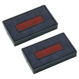 Artikelbild 1 für COLOP Ersatzstempelkissen S260 blau/rot 2,4 x 4,5 cm, 2 St., Artikelnummer 752691