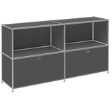 Artikelbild 1 für viasit Sideboard System4, 47479 anthrazit 152,9 x 40,4 x 80,7 cm, 1 St., Artikelnummer 275832