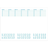 Artikelbild 1 für RNK-Verlag Schreibtischunterlage Office - 2024/2025/2026 weiß Papier 48,0 x 33,0 cm, 30 Blatt, Artikelnummer 335051