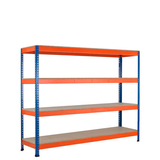 Artikelbild 1 für SCHULTE Schwerlast-Weitspannregal Z1 18273-N blau/orange 214,6 x 92,6 x 198,1 cm, Artikelnummer 625861