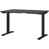 Artikelbild 1 für GERMANIA Bedano höhenverstellbarer Schreibtisch grafit rechteckig, T-Fuß-Gestell schwarz 120,0 x 80,0 cm, Artikelnummer 389199
