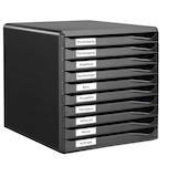 Artikelbild 1 für LEITZ Schubladenbox Formular-Set schwarz 52940095, DIN A4 mit 10 Schubladen, 1 St., Artikelnummer 306043