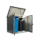 Artikelbild 1 für tepro Mülltonnenbox anthrazit, weiß, 1 St., Artikelnummer 329637