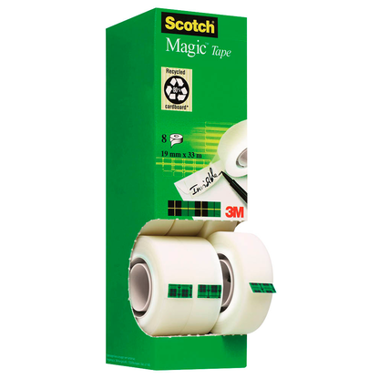 Artikelbild 2 für Scotch Magic™ Tape Klebefilm matt 19,0 mm x 33,0 m 8 Rollen, Artikelnummer 230870
