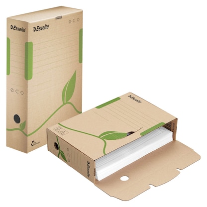 Artikelbild für Esselte Archivboxen ECO braun 8,0 x 23,3 x 32,7 cm, 25 St., Artikelnummer 845887