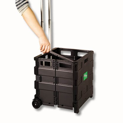 Artikelbild 4 für relaxdays Einkaufstrolley Kunststoff schwarz 42,0 x 37,0 x 39,0 cm, Artikelnummer 360691