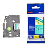 Artikelbild 1 für brother Schriftband TZe-731 TZE731, 12 mm, schwarz auf grün, 1 St., Artikelnummer 653519