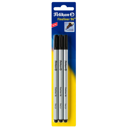 Artikelbild für Pelikan 96 Fineliner schwarz 0,4 mm, 3 St., Artikelnummer 907225