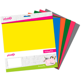 Artikelbild 1 für plottiX PremiumFlex Aufbügelfolie farbsortiert Flex-Folie 30,0 x 30,0 cm, 6 St., Artikelnummer 265882