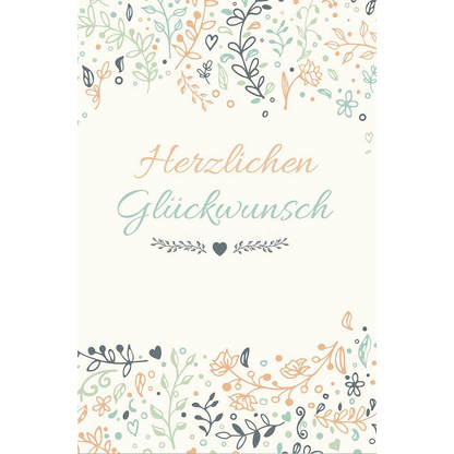 Artikelbild 2 für LUMA Glückwunschkarte Blumen LU2163 DIN B6, 1 St., Artikelnummer 403367