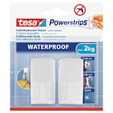 Artikelbild 1 für tesa WATERPROOF Large Klebehaken für max. 2,0 kg, 2,0 x 5,0 cm, 2 St., Artikelnummer 738699