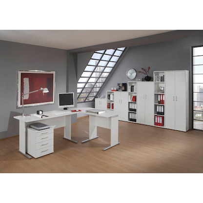 Artikelbild 4 für MÖBELPARTNER Aktenregal Cimal lichtgrau 40,0 x 34,0 x 111,0 cm, Artikelnummer 411223