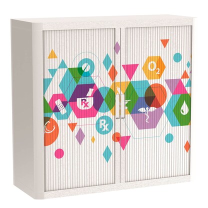 Artikelbild für PAPERFLOW easyOffice Business Rollladenschrank 62134 2 Fachböden 110,0 x 41,5 x 104,0 cm, Artikelnummer 210269