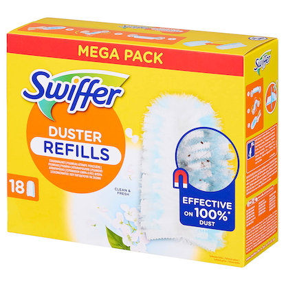 Artikelbild 4 für Swiffer DUSTER REFILLS MEGA PACK Staubfangtücher Mikrofaser, 18 St., Artikelnummer 527141