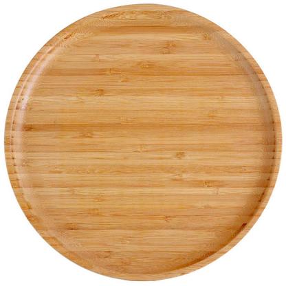 Artikelbild für pandoo Mehrweg-Menüteller natur Ø 25,0 cm, 4 St., Artikelnummer 616119