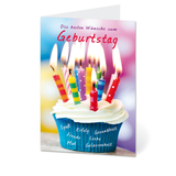 Artikelbild 1 für LUMA Geburtstagskarte Kerzen LU469 DIN B6, 1 St., Artikelnummer 403192
