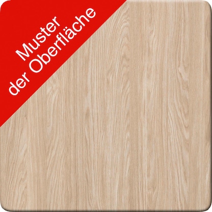 Artikelbild 3 für MÖBELPARTNER 1500 Schreibtisch anthrazit, eiche hell rechteckig, Kufen-Gestell silber 160,0 x 65,0 cm, Artikelnummer 651053