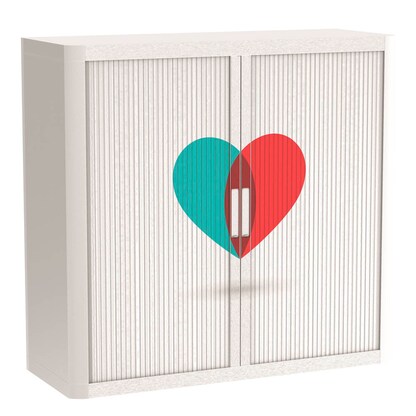 Artikelbild für PAPERFLOW easyOffice Business Rollladenschrank 62166 2 Fachböden 110,0 x 41,5 x 104,0 cm, Artikelnummer 210363