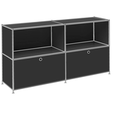 Artikelbild 1 für viasit Sideboard System4, 42263 schwarz 152,9 x 40,4 x 80,7 cm, 1 St., Artikelnummer 275807