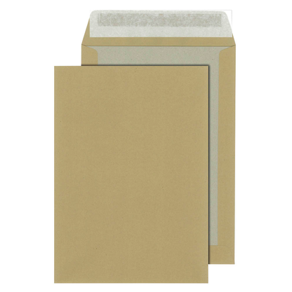 Artikelbild für MAILmedia Papprückwandtaschen DIN C4 ohne Fenster braun 100 St., Artikelnummer 125468